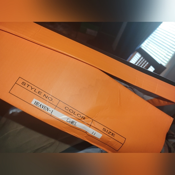 So Me Heaven Caged Cut-Out Calf Boots - Camel, Sz: 11 - Picture 5 of 5